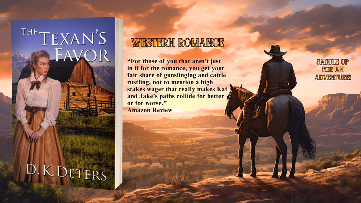 THE TEXAN'S FAVOR #RomanceReaders A ranger on a vengeful mission, a thief on the run, can they outrun their pasts…” tinyurl.com/TTF-Amazon-US tinyurl.com/TTF-Amazon-AU tinyurl.com/TTF-Amazon-CA tinyurl.com/TTF-Amazon-UK #wrpbks #frontier #histfic #bookboost #westernromance #booklovers