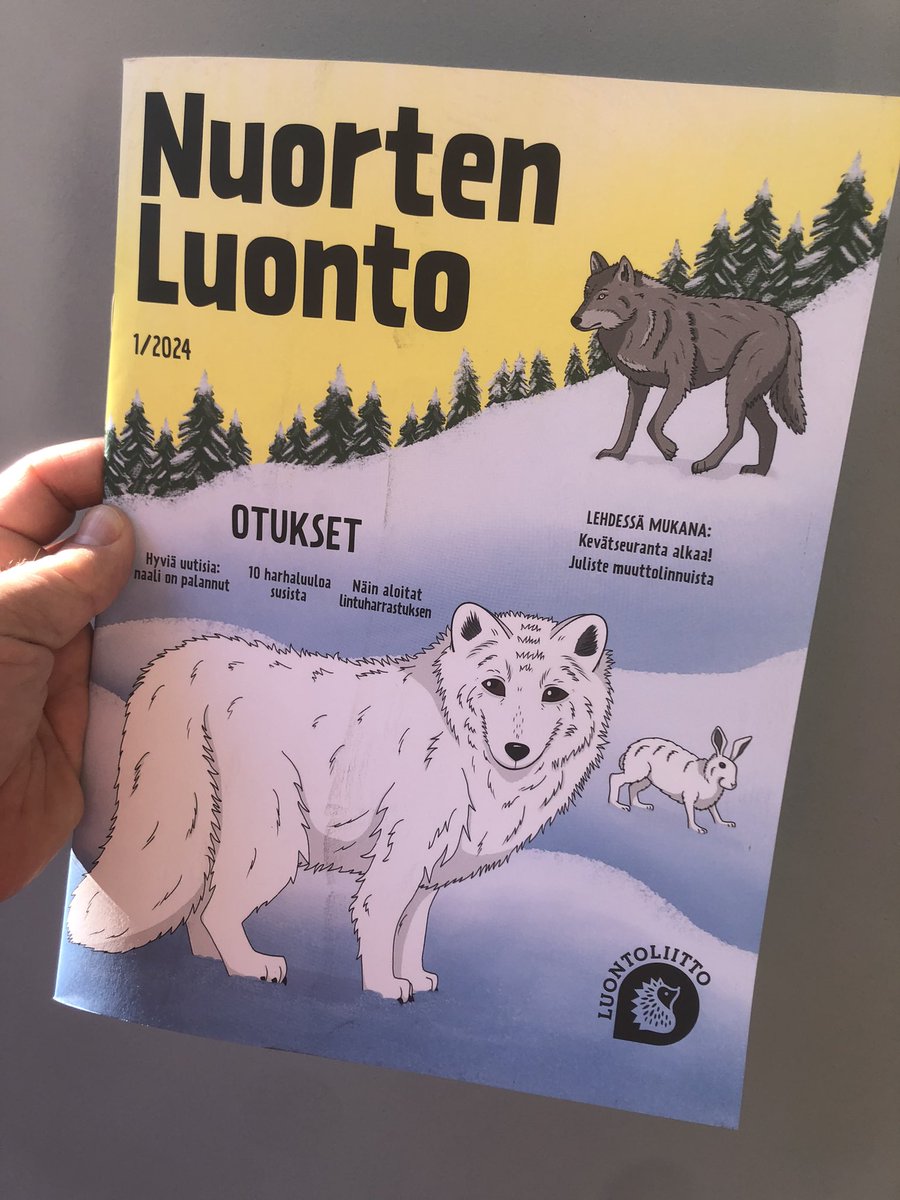 Nuorten Luonto -lehti ilmestyi!👌 Liity mukaan Luontoliittoon! 👉 luontoliitto.fi/liity-jaseneks… 🌲