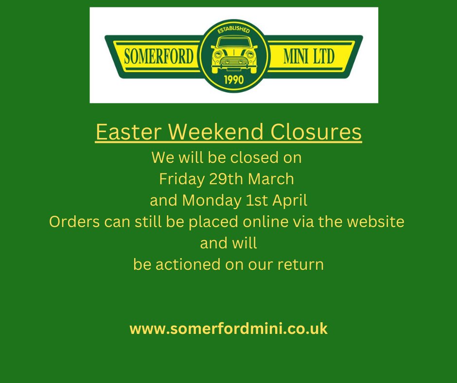 Somerford Mini Ltd (@somerfordmini) on Twitter photo 