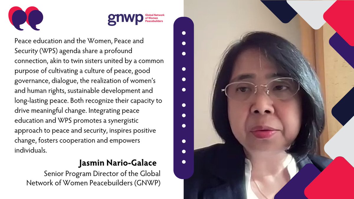Global Network of Women Peacebuilders (GNWP) tweet media