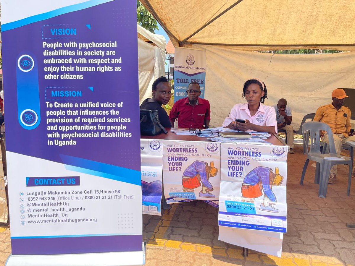 #Najja75 #Today A team from @MentalHealth_Ug today joined @sdanajja_ch for a health camp that is part of our 75th anniversary celebrations. Come enjoy these free services #MentalHealthCounselling #MentalHealthMatters #ConversationsChangeLives @KulumbaGodfrey