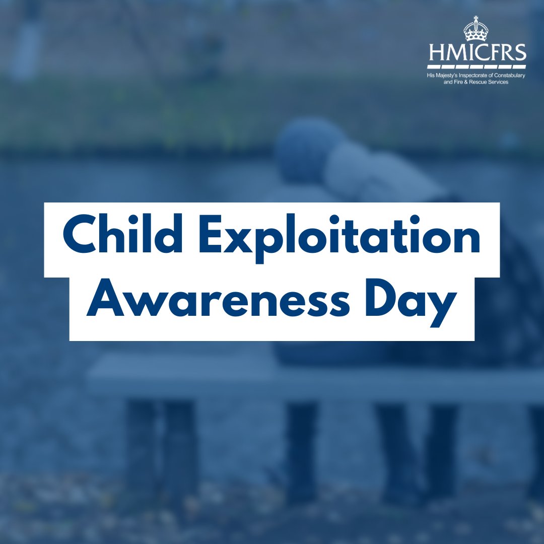 Child sexual exploitation (CSE) has a devastating effect on children and families.

Today on Child Exploitation Awareness Day, it's essential that police and law enforcement bodies continue to work together to tackle all forms of CSE and protect children from harm.

#CEADay24