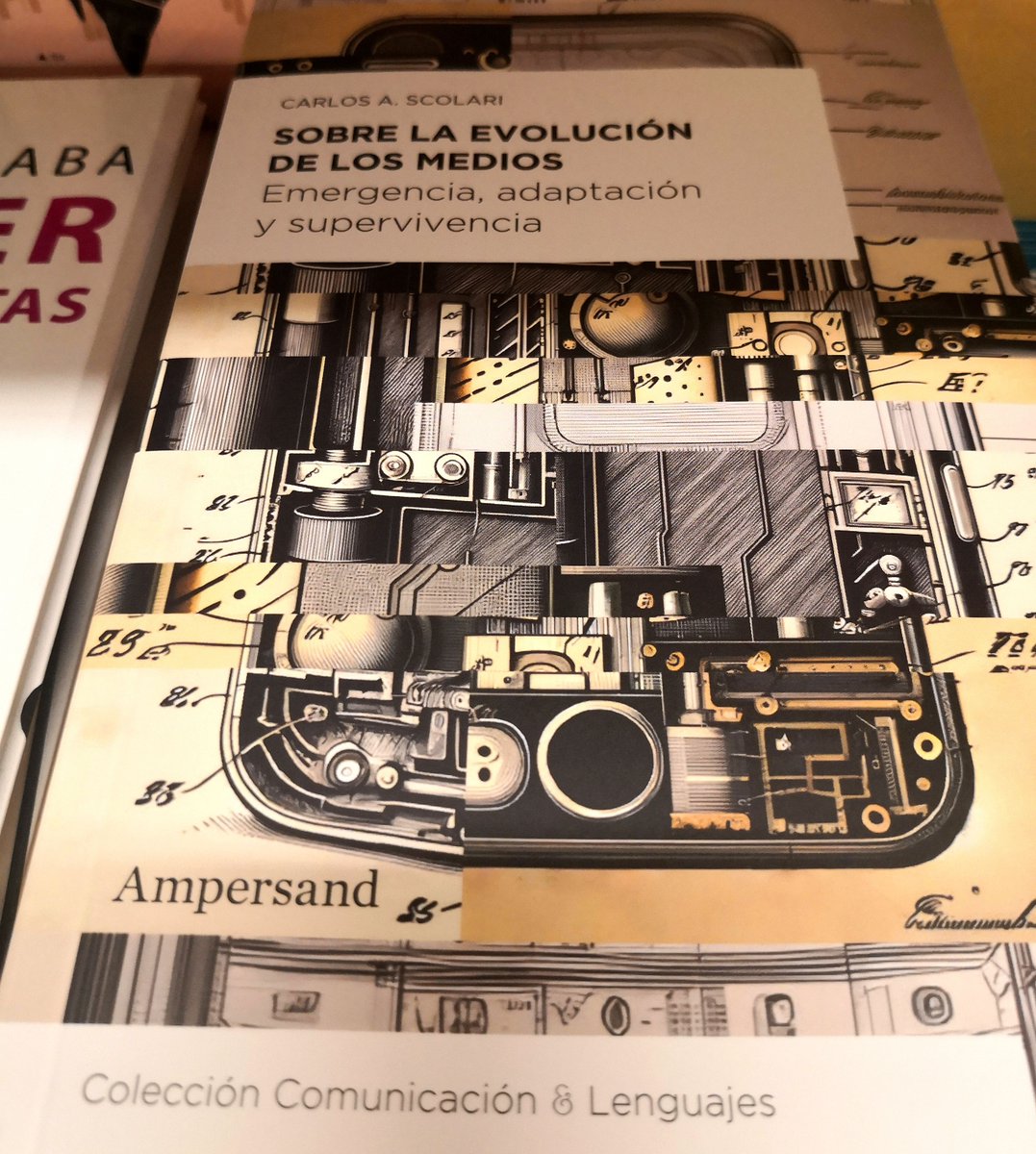 SOBRE LA EVOLUCIÓN DE LOS MEDIOS es mi primer libro que aparece simultáneamente en las librerías argentinas y españolas. No fue magia: fue <a href="/Ampersand_ed/">EdicionesAmpersand</a> 😎💪 (foto: <a href="/laietana/">laie</a> #BCN) #MediaEvolution