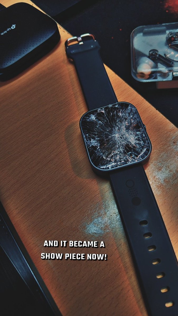rohithkumar2332's tweet photo. @cmfbynothing @nothing @nothingindia
In an unfortunate road accident where I am safe with some minor injuries, the #CMF Watch Pro which I was wearing took the damage of my wrist and saved me from an injury of the fall.
Thanks for making it solid.
@getpeid
#Nothing #WatchPro https://t.co/UW2WR2g9Nq