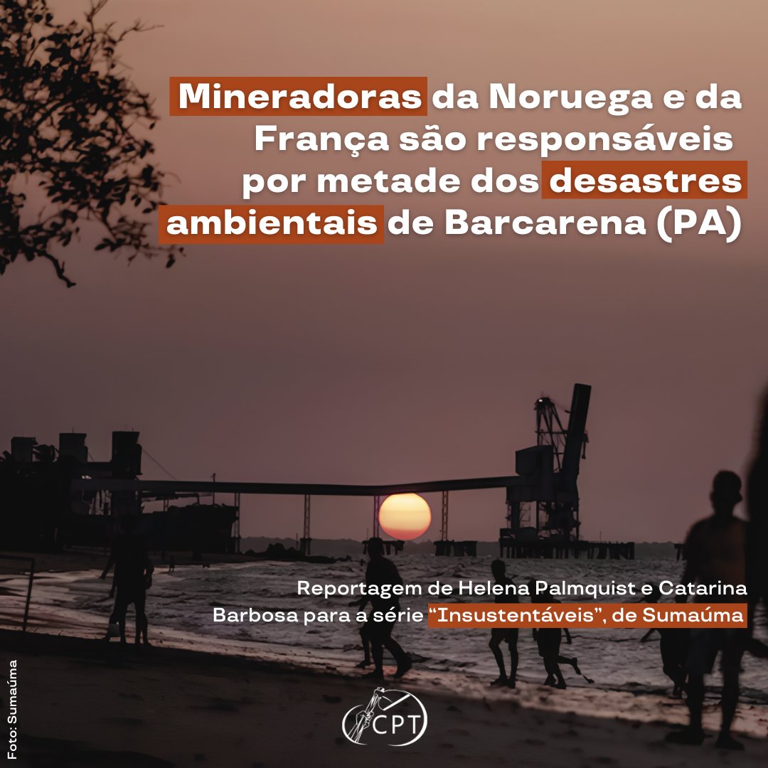 cptnacional's tweet photo. ☠️Município teve quase 30 acidentes em duas décadas, 16 deles ligados à Norsk Hydro e à Imerys – e moradores se assustam com a contaminação por metais pesados e o aumento de 636% nos casos de câncer entre 2000 e 2022.

📲Saiba mais: https://t.co/WpzzjwdPxO

Via @sumaumajornal https://t.co/K2uarnP4SC