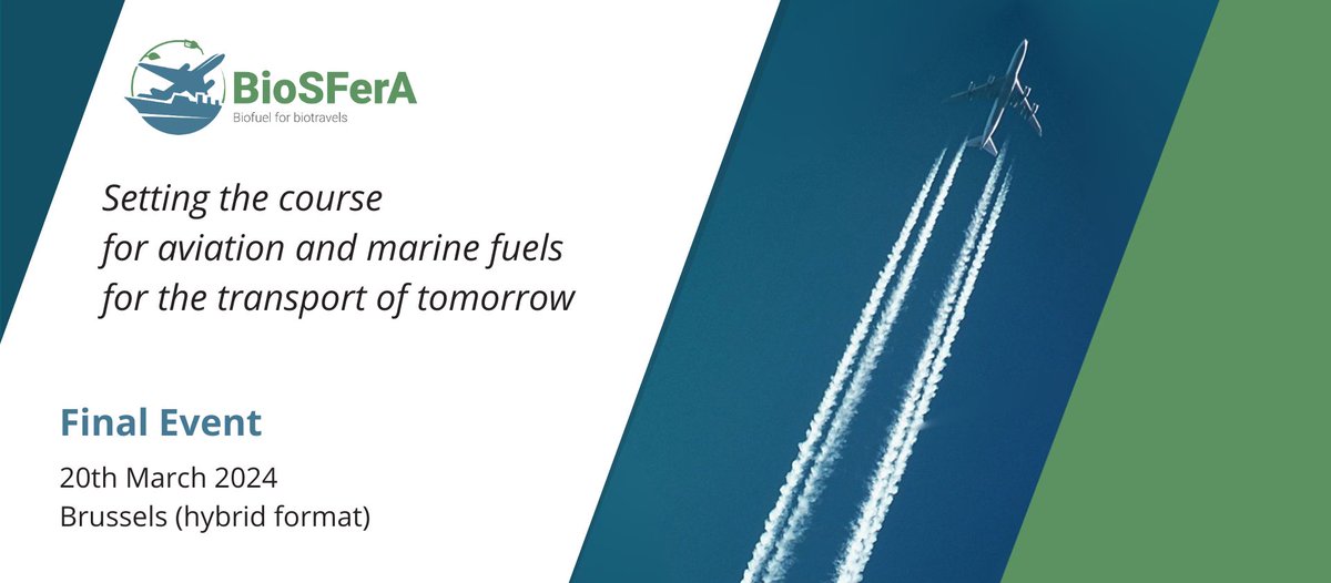 The @BiosferaProject has produced two barrels of sustainable jet and marine diesel fuel. Join us for its final event to learn how we reshaped the biofuels sector and advanced decarbonization in aviation and maritime #transport ✈️ eventbrite.co.uk/e/biosfera-fin… #GrowWithRINA