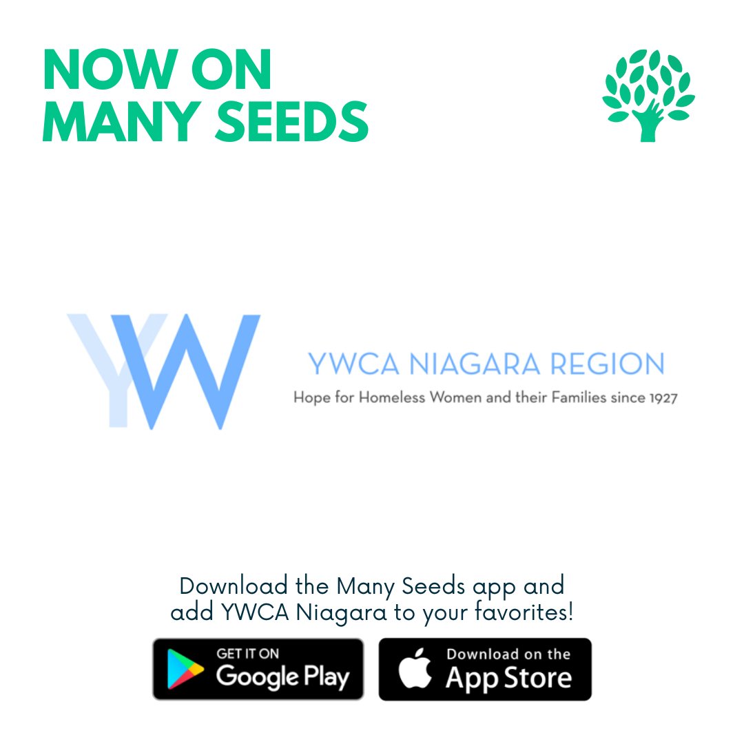 Introducing @YWCA_Niagara The YWCA Niagara Region provides shelter, food and assistance to women, men, gender-diverse people and families living in poverty. Now you can support them on Many Seeds! bio.site/manyseeds #niagara #charity #nonprofit #donate #love #fundraising