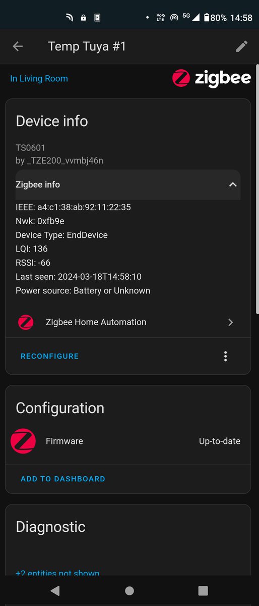 petrkr's tweet image. My Chinese ZigBee family growing.
Testing #zigbee devices with #homeassistant using ZHA integration
Score 2/3. One tyua not works even pull request is there for 1 and half year, time to test #zigbee2mqtt