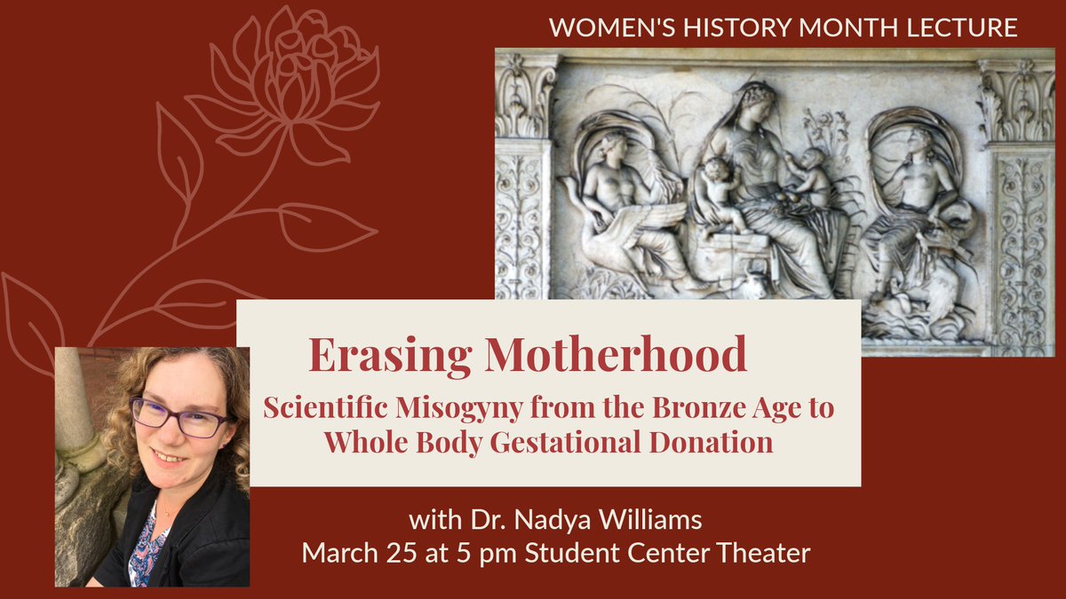 So very grateful for @LynnethRenberg's kind invitation and looking forward to talking next Monday @AndersonUnivSC! If you're in the area, this talk is open to the public, and is in many ways particularly appropriate for Holy Week.