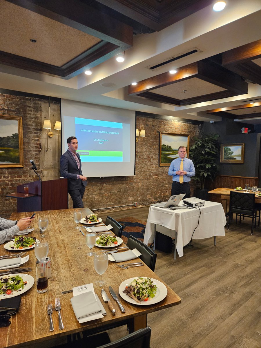 Big thank you to our wonderful guest speaker, Eric Thome, for an enlightening luncheon in Charleston, SC! 🌟 Eric's presentation on "Myths of Angel Investing" was incredibly insightful and thought-provoking