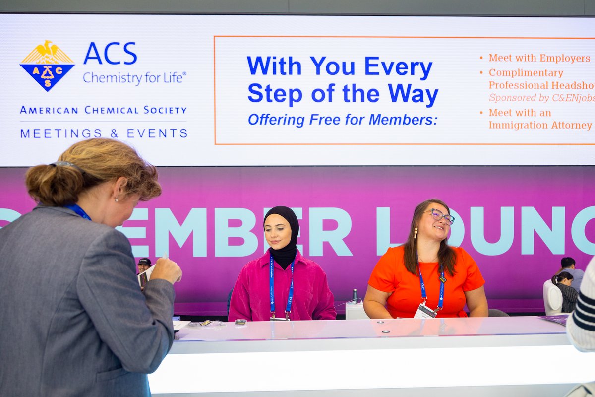AmerChemSociety's tweet photo. Are you an #ACSMember interested in renewing your membership? Chat with our staff at the ACS Member Lounge to learn more about our special promotion & enter to win a limited edition ACS #PeriodicTable Blanket!
#ACSSpring2024 #Chemistry https://t.co/898fy9vTgi