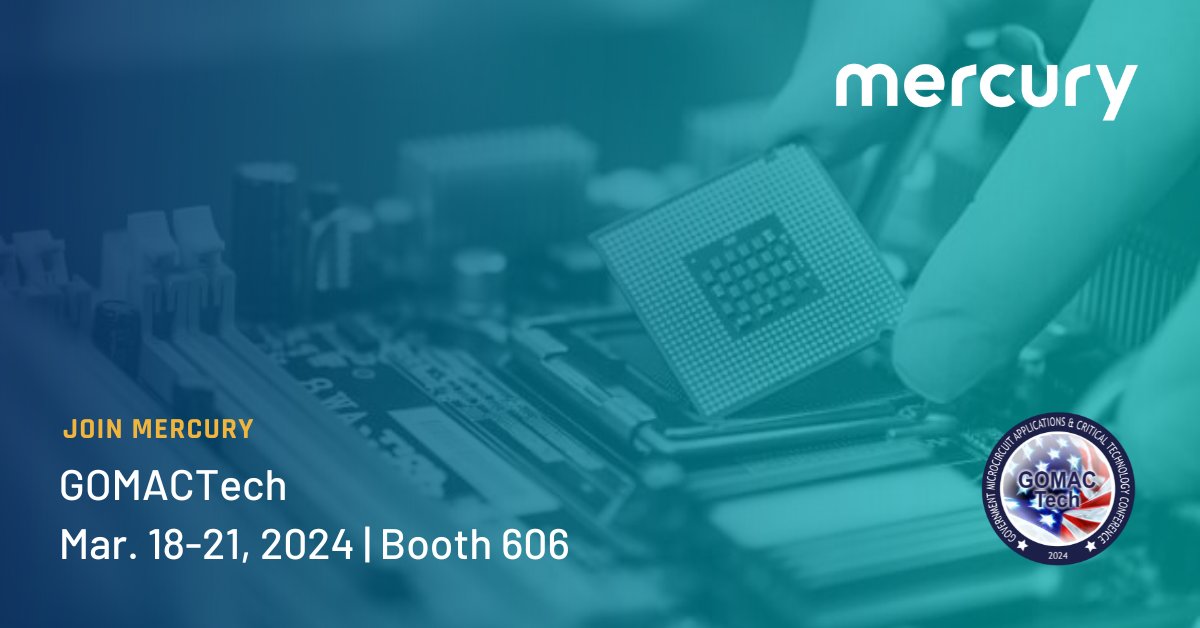 Visit booth 606 at GOMACTech for an exclusive look at our first-of-its-kind system-in-package (SiP) solution, integrating high-speed data conversion, digital processing, memory, and power into a single package. ow.ly/Rxsj50QVBzR #InnovationThatMatters #GOMACTech