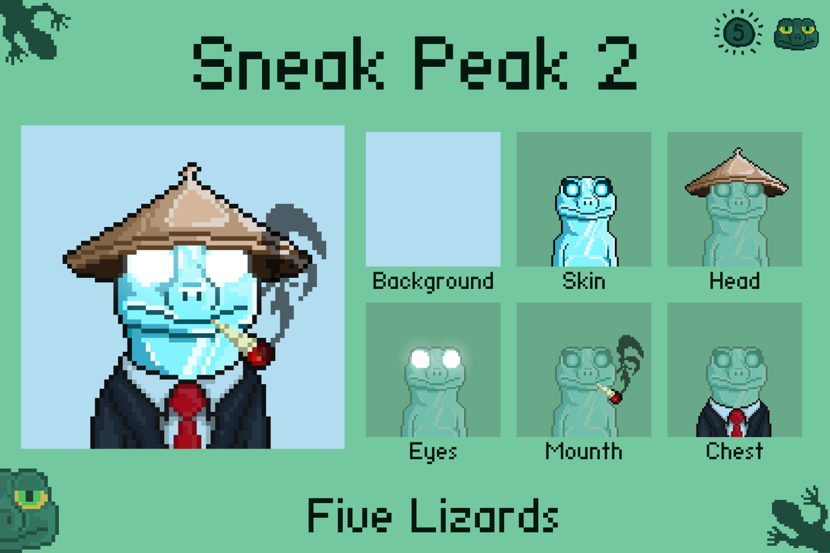 Five_Lizards's tweet image. GM Lizardos☀️

Here we present the second Sneak Peak

This time The Ice Lizard 🦎🧊

More later another one !