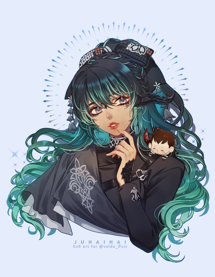 warrior_of_light_(ff14) 「[K0fi] for  !! thank you very much~  」|HAI 🌸Doujima SG🌸のイラスト