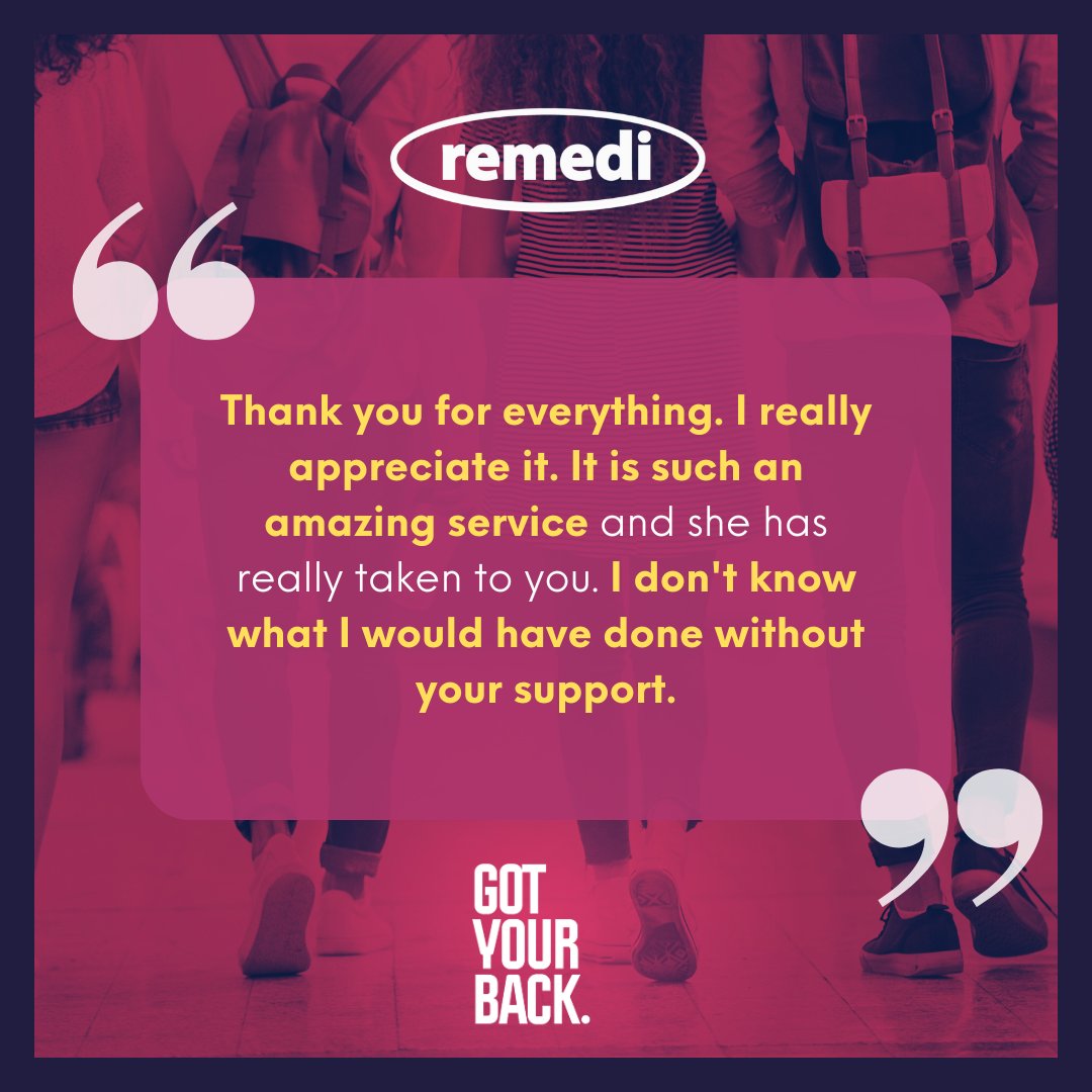 Brilliant feedback from a parent whose daughter is being supported by Got Your back in Cheshire. <a href="/AssocPCCs/">Association of Police and Crime Commissioners</a> @MOJGovUK <a href="/CheshirePCC/">Police and Crime Commissioner for Cheshire</a> <a href="/cheshirepolice/">Cheshire Police</a> <a href="/Cheshire_PS/">Cheshire Probation</a>