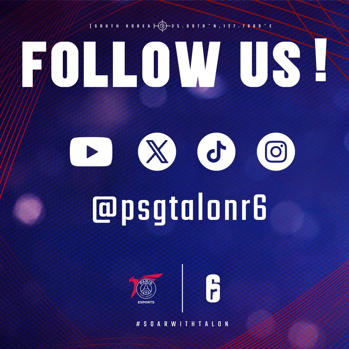 Hey guys if you want to come along in the crazy adventure we got going on with <a href="/psgtalonr6/">PSG TALON R6</a>. New content, behind the scenes footage and a look inside the team and how we work. It will be coming soon!

You can find all the content on all the social medias below! You won't regret it