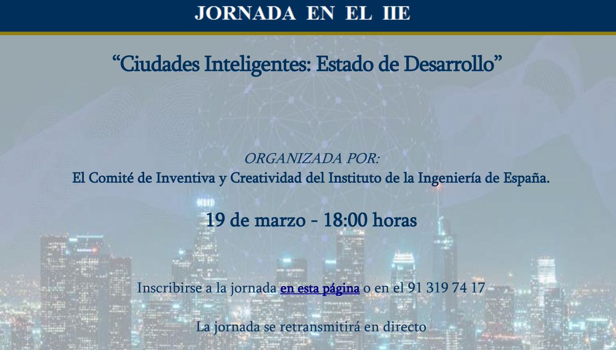 fpriano's tweet photo. Este martes estaremos en @Ingenieria_Esp junto con @telecoupm @Telefonica @Schreder_Es @AytoRivas para hablar de Estado de Desarrollo de las Ciudades Inteligentes y aportar nuestra visión desde el Grupo de Trabajo Smart Cities del @COIT_AEIT Inscripción https://t.co/G8JUAlzuLd https://t.co/hKrH7Gi4YT