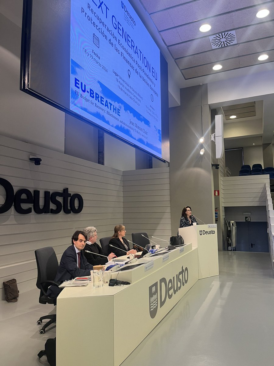Deusto Derecho (@derechodeusto) on Twitter photo La decana @gtomasmartinez inaugura el
#congreso de la #Cátedra #Jean Monnet EU-BREATHE donde profesionales y académicos de primer nivel desentrañarán los principales desafíos de las finanzas de la Unión después de la pandemia
<a href="/ml_san_barr/">Maria L Sanchez B</a> La decana @gtomasmartinez inaugura el
#congreso de la #Cátedra #Jean Monnet EU-BREATHE donde profesionales y académicos de primer nivel desentrañarán los principales desafíos de las finanzas de la Unión después de la pandemia
<a href="/ml_san_barr/">Maria L Sanchez B</a>