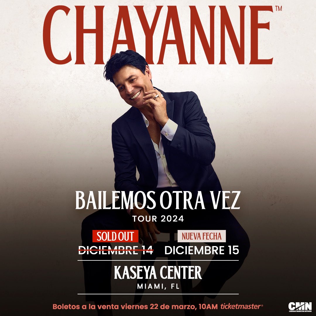 Qué mejor manera de empezar la semana que con buenas noticias 🎉 #BailemosOtraVezTour 🇺🇸 tendrá una segunda fecha en Miami ❤️‍🔥 🌟