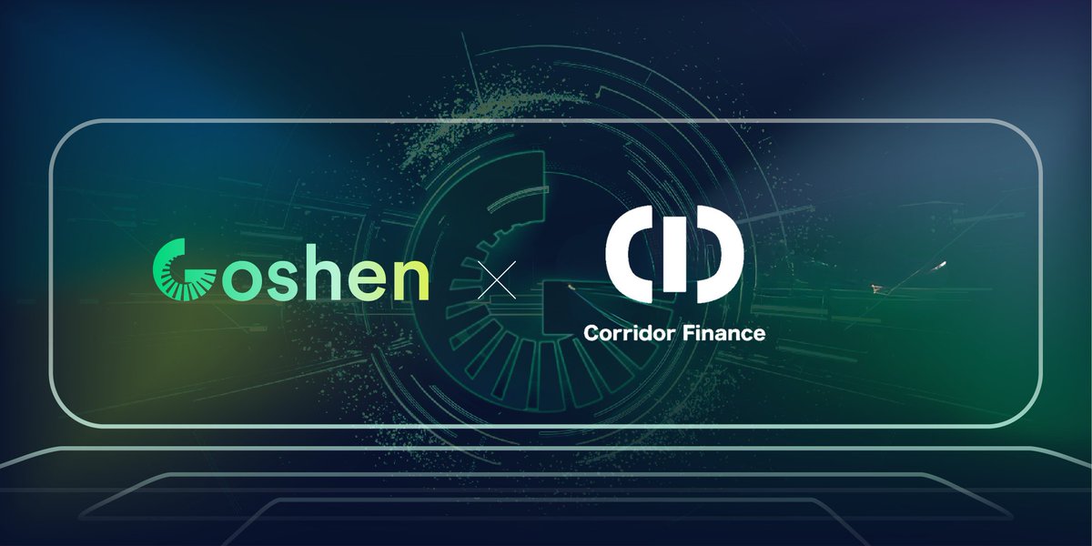 Goshen is excited to announce a collaboration with @CorridorFinance 🫡 Corridor is the 1st BRC20 Defi platform, offering swap, bridge & yield farming. Bringing DeFi to more BTC assets like BRC-20, BRC420, and more 🔥👀 Stay tuned for more updates!
