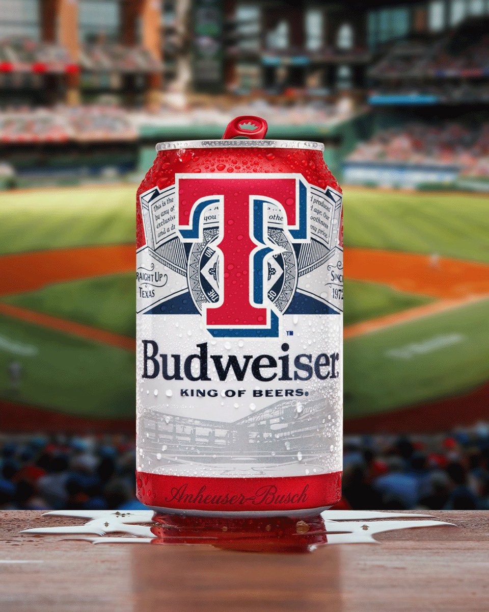 budweiserusa's tweet image. Brewed for the champs @Rangers
