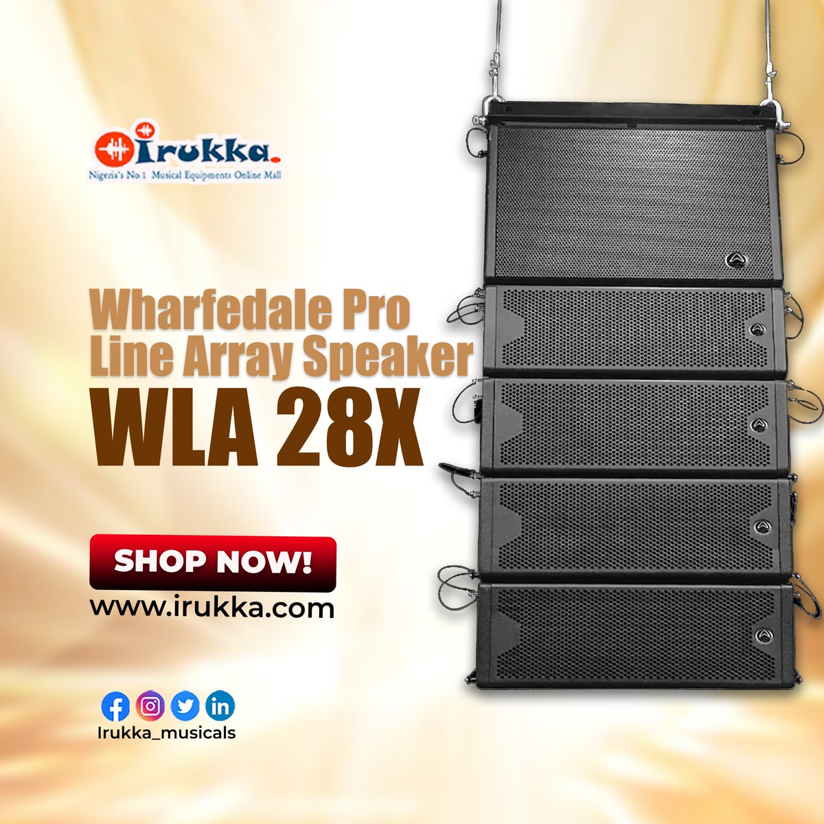 #WLA28X Redefines #Sound!🔊🔥

Legendary #WharfedalePro #linearray gets an upgrade! ⏫ Sharper highs, durable design, improved protection. ️ 

Take your #sound to the next level!🚀

DM or link in bio (irukka.com) for info!  

#irukka #audio #music #UpgradeYourSound