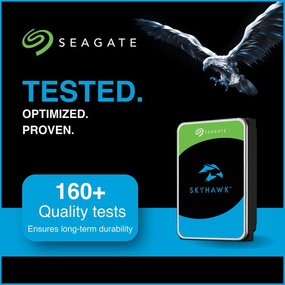Seagate drives undergo 160+ rigorous quality tests, in pursuit of highest reliability in the toughest conditions. Its drives are tested for temperature, voltage, corrosion, shock and vibration, acoustics, and more, ensuring robust 24x7 performance #skyhawk seagate.com/products/video…