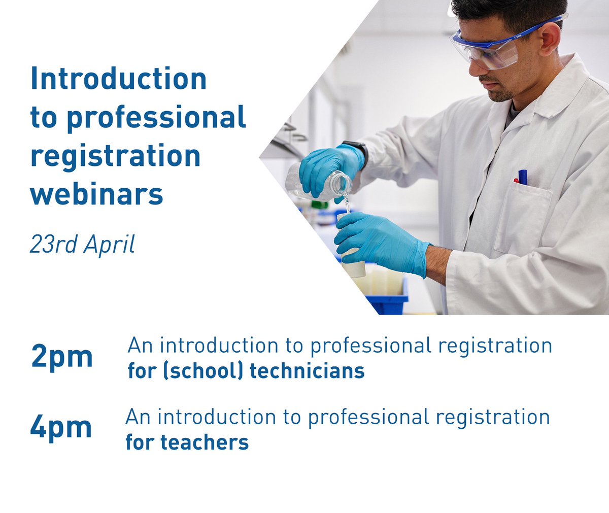 Don't miss out on these webinars about professional registration for technicians and teachers! 📅23rd April 2pm - Professional registration for technicians eventbrite.co.uk/e/an-introduct… 📅23rd April 4pm - Professional registration for teachers eventbrite.co.uk/e/an-introduct… @theASE