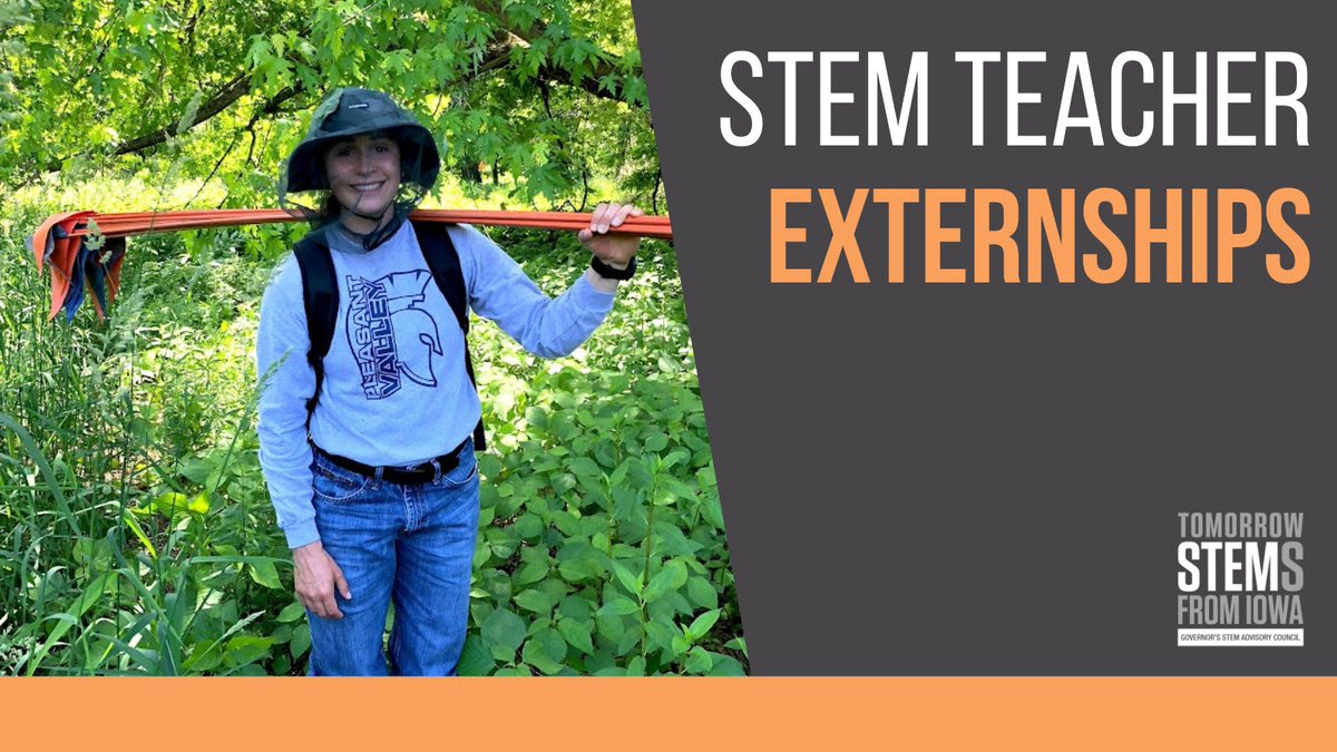 The Iowa STEM Teacher Externships Program is here to bridge the gap between classroom learning and real-world application. This summer gain valuable insights, enhance your teaching, and inspire your students for future careers! 🌟🔬🧪 Learn more here: zurl.co/ZS5y