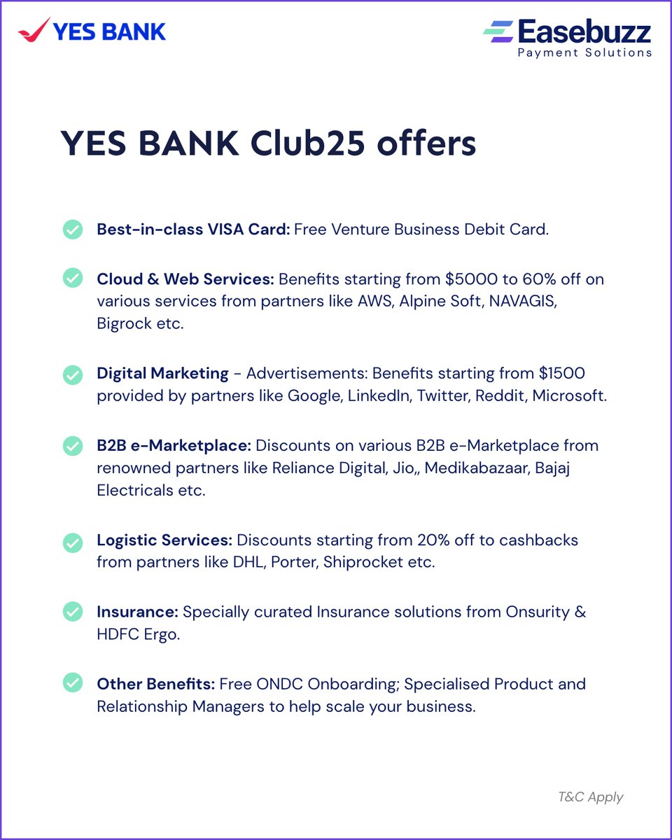 Streamline your payouts with 𝐄𝐚𝐬𝐞𝐛𝐮𝐳𝐳 𝐖𝐢𝐫𝐞, which enables swift disbursements to beneficiaries like vendors, suppliers, and employees. Unlock benefits and offers with 𝐘𝐄𝐒 𝐁𝐀𝐍𝐊 𝐂𝐋𝐔𝐁25 for Easebuzz merchants. #EasebuzzWire #YESBankClub25 #Easebuzz