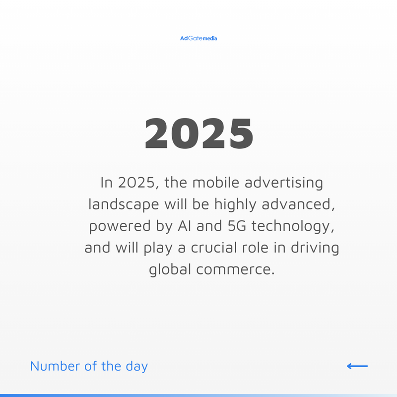 AdGateMedia's tweet image. Get ready for a mobile revolution! 📱💸 

By 2025, mobile app ad spending is projected to skyrocket to $201 billion. 📈 Thanks to the power of in-app ads to attract new users and maximize ROI. 

Time to go mobile or go home! 🚀 

#MobileAdvertising #InAppAds