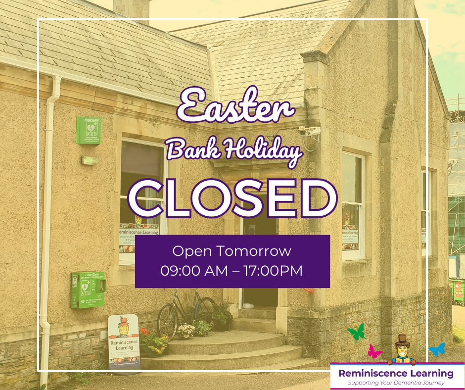 We hope you've enjoyed the longer weekend! Our services are still closed today for the Monday bank holiday, and we will be open tomorrow, Tuesday 2nd April. 🌼 #bankholiday #easterweekend #easter2024 #easter #dementiauk #dementia #alzheimers #charity