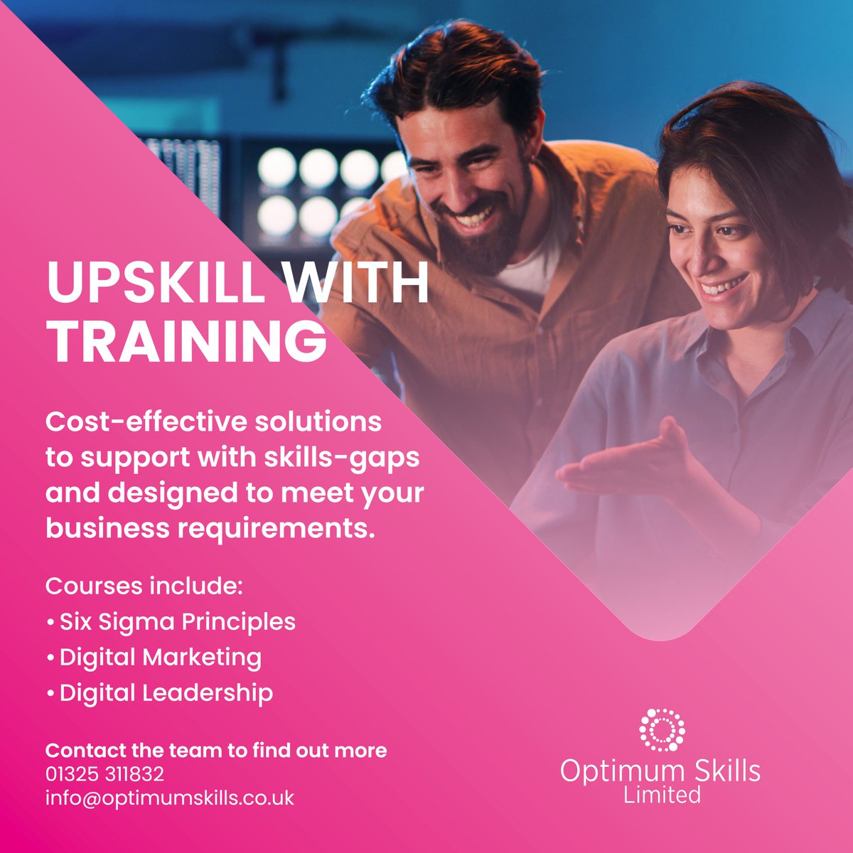 Upskill your team with training designed to meet the needs of your business 📈

Speak to the team to find out about upcoming available training.
☎️ 01325 311832
✉️ info@optimumskills.co.uk

#Upskill #Training #EmployeeDevelopment #SkillsForLife