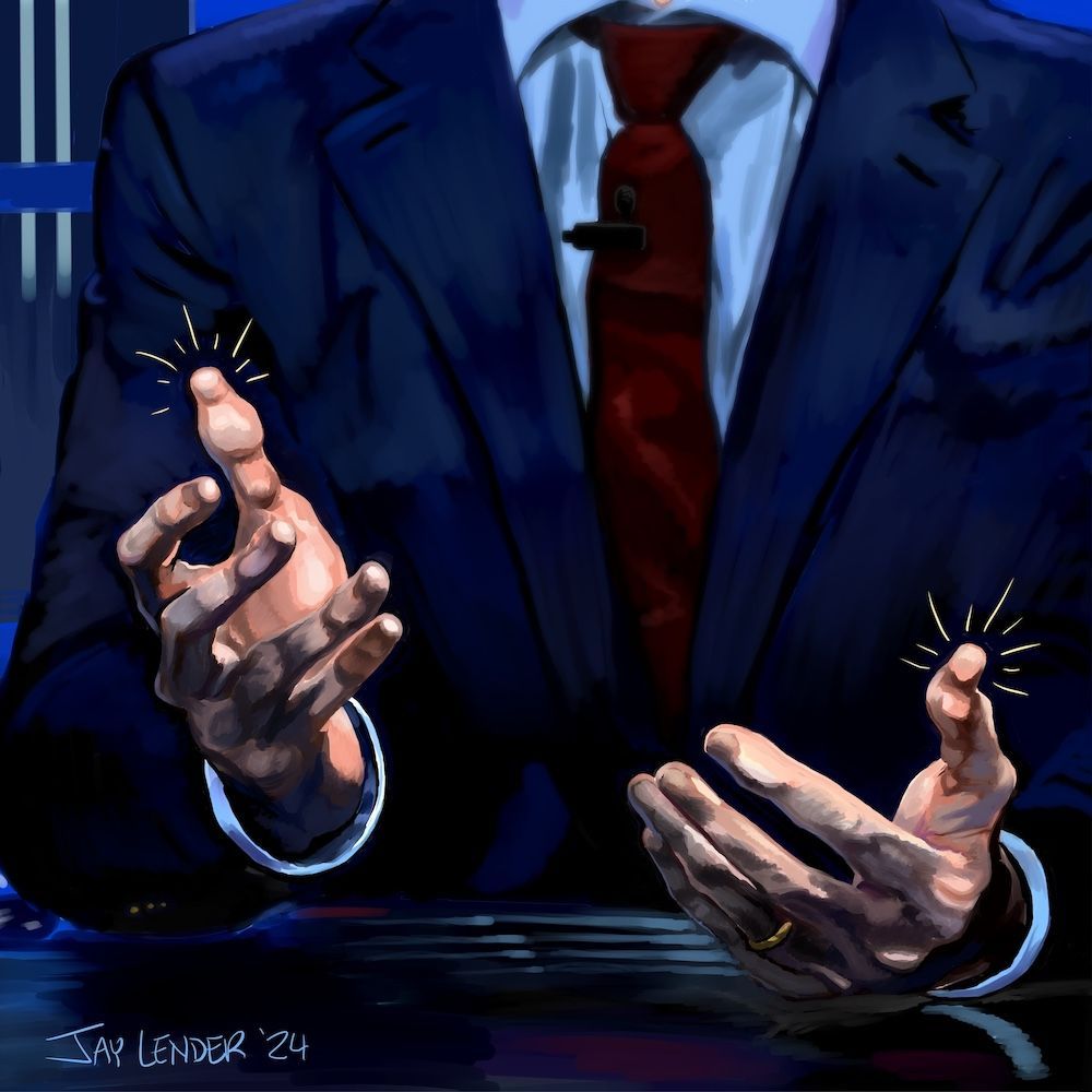 John Oliver's Thumbs.

jaylenderart.com
#johnoliver #thisweektonight