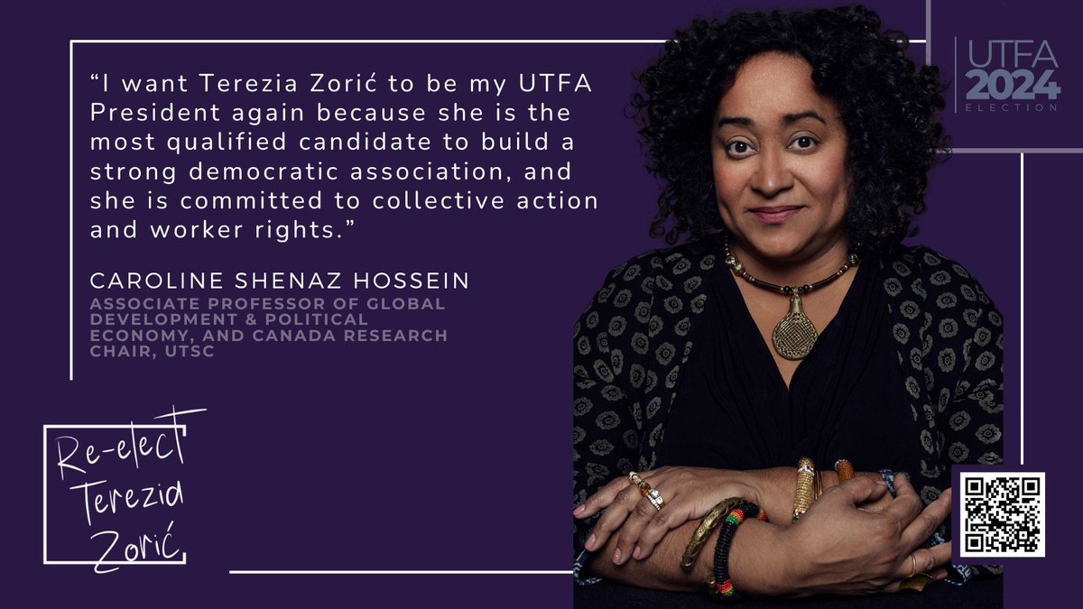 The support for ‘Team Terezia’ is pouring in. Join us in continuing the important work at #UofT @carolinehossein