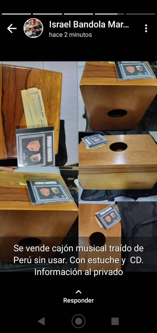 $ 120 con su forro y CD