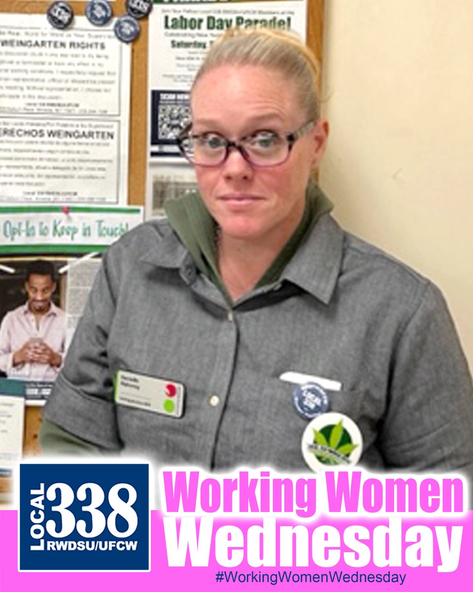 It's #WorkingWomanWednesday! Danielle Mahoney works at Stop & Shop and has been a member since 2022! #1u