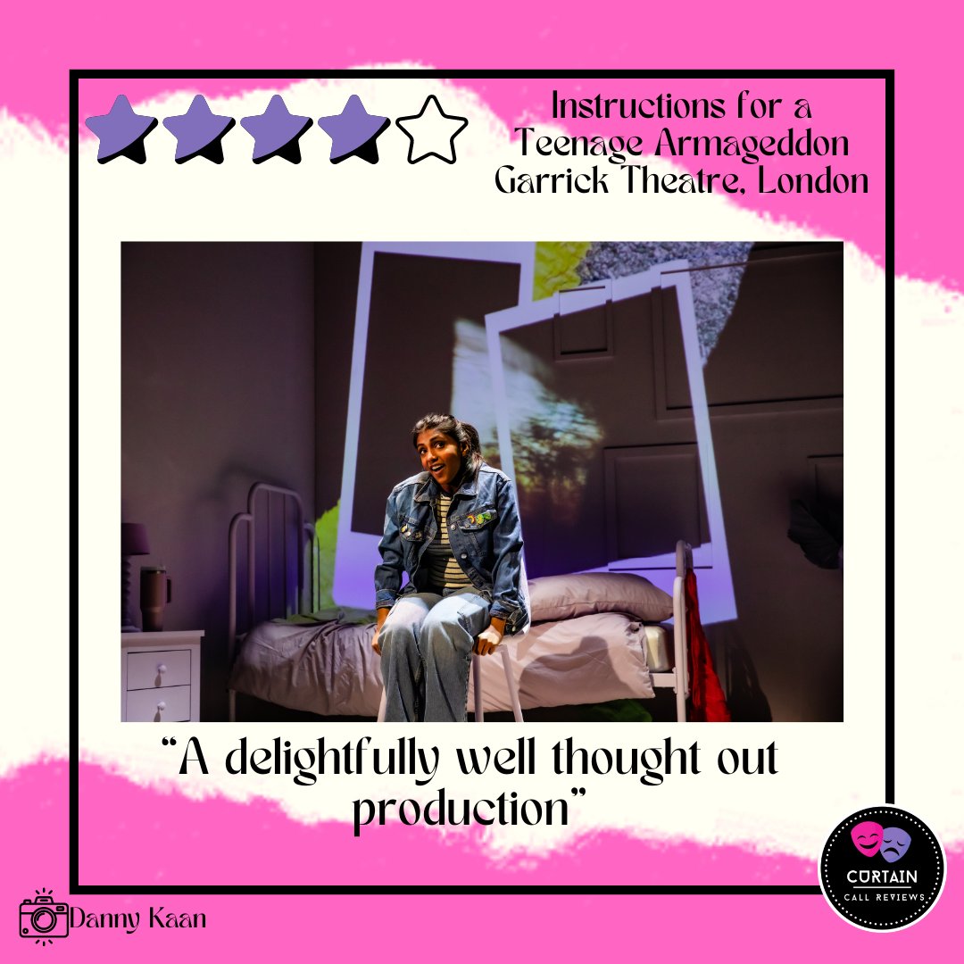 🎭REVIEW🎭 - "A delightfully well thought out production" <a href="/Rosie_B21/">Rosie</a> 
Read Rosie's full review of <a href="/Teen_Armageddon/">Instructions for a Teenage Armageddon: The Play</a> at the Garrick Theatre here:
curtaincallreviews.co.uk/instructions-f…