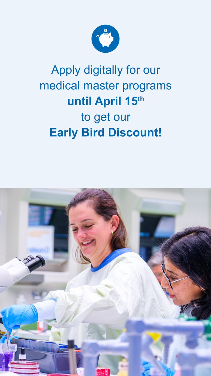 ❕Don't forget!
If you apply until April 15th, you will gain our Early Bird Discount! 🦉

online.rwth-aachen.de

#rwth #master #medical #dentistry #periodontology #appliedhealthinformatics #medicaldatascience #laboratoryanimalscience #vet #furthereducation #parttime