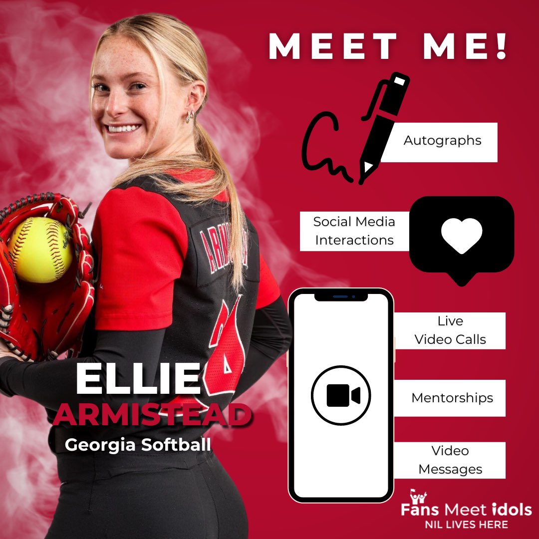 Get to Meet Ellie @elliearmisteadd!

Fans Can Order
✅Social Media Interactions
✅Video Messages
✅Autographs 
... And More!

Shop here: app.fansmeetidols.com/ellie.armistead