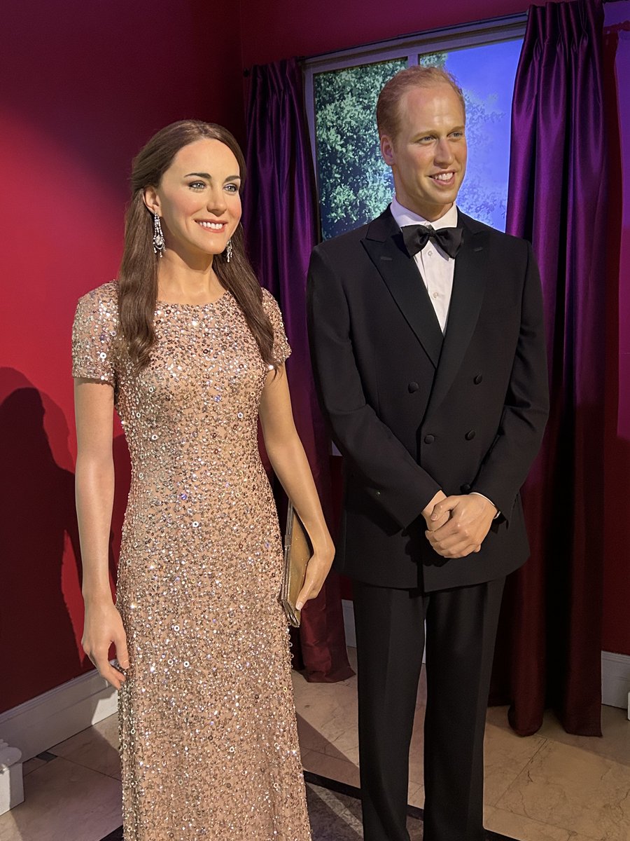 Found her! @TussaudsUSA #RoyalAnnouncement #RoyalFamily #WherelskateMiddleton