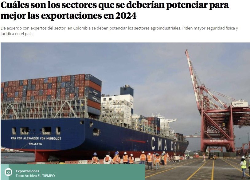 GarcesRojasJuan's tweet photo. ¡El #Agro clave para potencializar las exportaciones! 🔝🇨🇴

El sector #Agroindustrial en el país necesita seguridades e impulso, urge propiciar oportunidades para que regiones como el #ValleDelCauca #EjeCafetero y el #NorteDelCauca conquisten con sus productos campesinos…🧵⬇️ https://t.co/uyubQBiKZJ