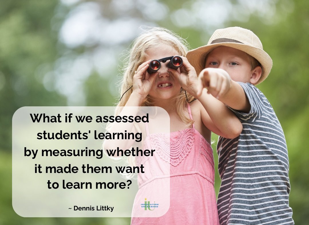 X_InnovationHub's tweet photo. Monday Mid-day Mindset Shift
"What if we assessed students' learning by measuring whether it made them want to learn more?"
Dennis Littky
#purposefullearning #innovationineducation #studentassessment https://t.co/exRhwvrQI7