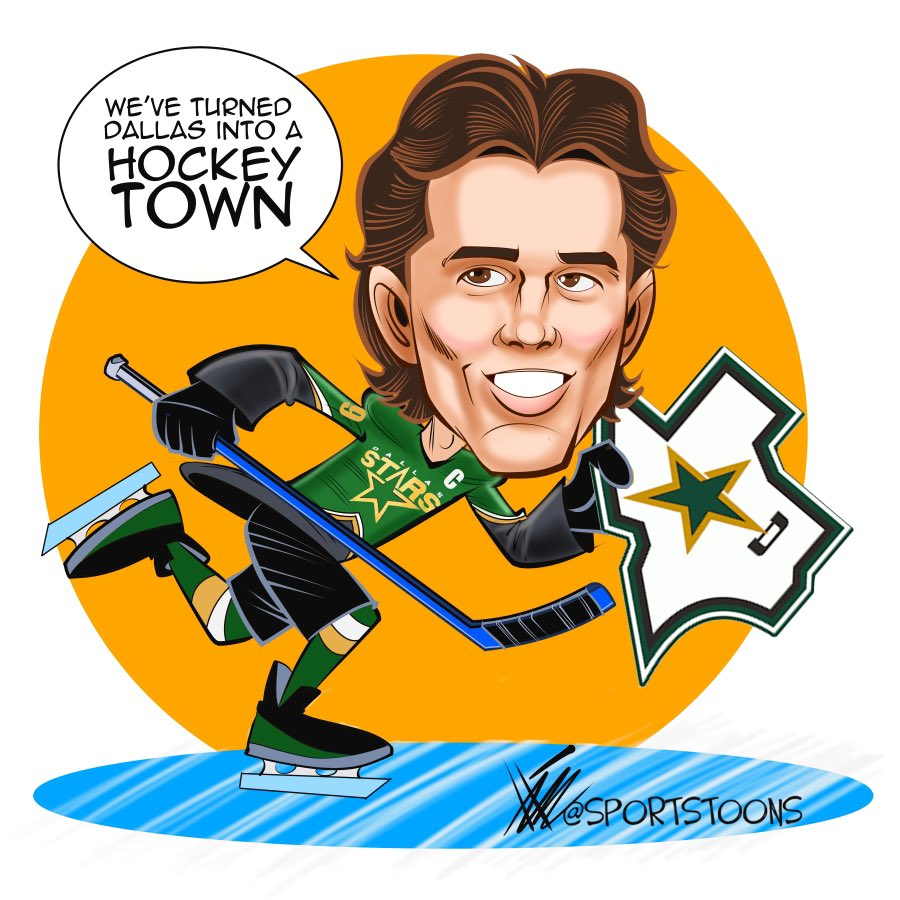 sportstoons's tweet photo. Hockey State #MikeModano #TexasHockey https://t.co/WyuCsiLe57