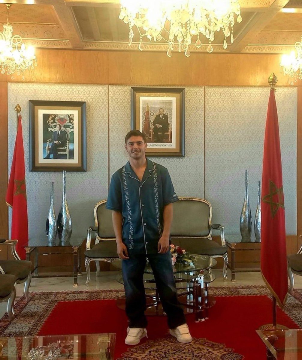 RM4Arab's tweet photo. 🗣️ براهيم دياز: "أود أن أشكر الملك محمد السادس وشعب المغرب كافة على دعمهم. سأقدم كل ما لدي على أرض الملعب". 🇲🇦♥️ https://t.co/f75jAILsbB