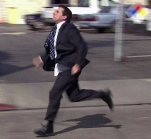 Whotfismick's tweet photo. me leaving my house at 8:10 hoping I make it to work by 8:00 https://t.co/JhFeS8eebT