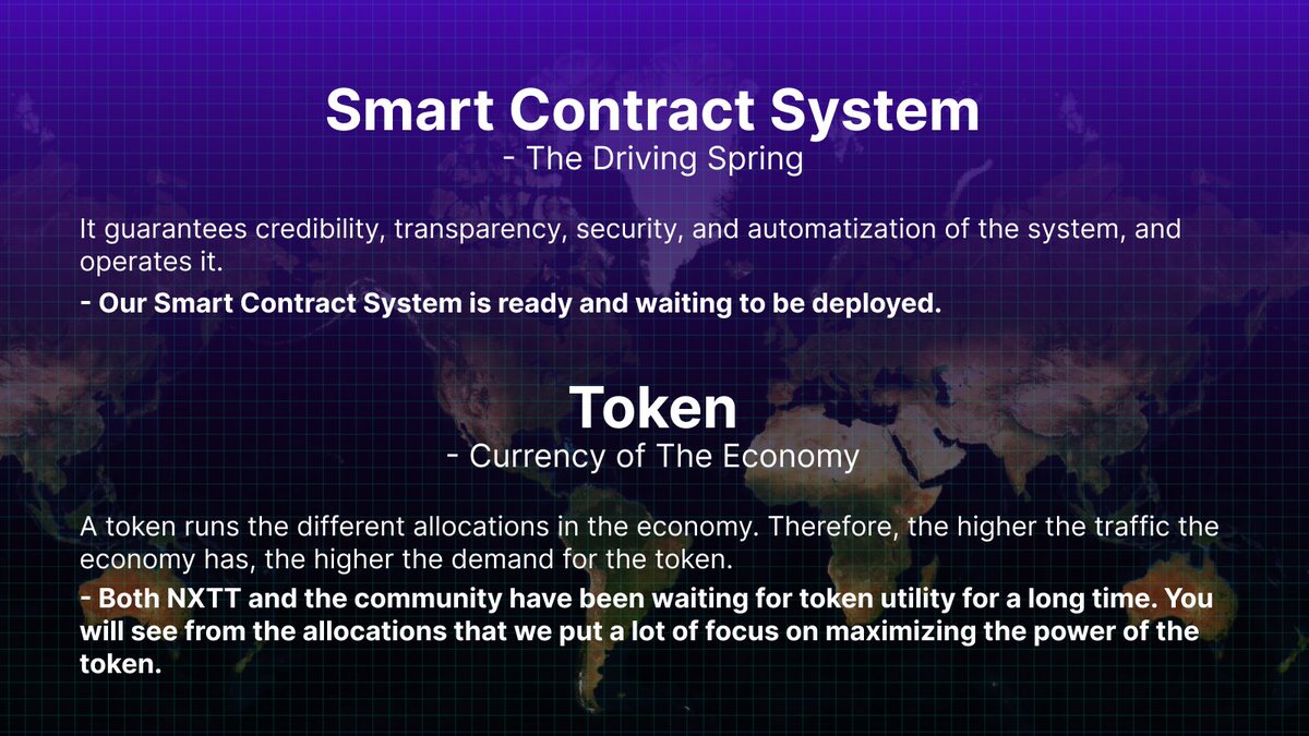 NextEarth_'s tweet photo. ⚠️ Final Educational Giveaway ⚠️                        

                             Like & repost  

🌏Comment your Polygon wallet address🌎

Unveiling the Ecosystem's Core: Smart Contracts and Tokens as Pillars of Digital Economies

In the rapidly evolving landscape of digital economies, the cohesion and efficiency of systems are paramount. 
The complexities of these ecosystems require robust frameworks to ensure their seamless operation and scalability. 
It's within this context that the integral roles of Smart Contracts and Tokens emerge, transcending their functions to become the foundational pillars of any comprehensive business solution.

Smart Contracts: The Guarantors of Transparency and Efficiency

The advent of Smart Contracts has revolutionized the way projects and businesses manage their operations and relationships with their communities. 
Serving as a cornerstone of trust and automation, Smart Contracts eliminate the propensity for human error, thereby ensuring that operations are executed as intended, without the need for intermediaries. 
This automation is not just about efficiency; it's about building a system where guarantees of transparent and secure management are not just promised but inherently embedded within the system itself.

With a well-designed Smart Contract System, projects gain the unprecedented capability to offer their communities concrete assurances. 
These assurances range from the transparency of transactions to the unwavering security of data and operations. 
It's a transformative approach that empowers communities, fostering a sense of trust and reliability that is crucial in the digital age.

Tokens: The Lifeblood of the Digital Economy

Parallel to the Smart Contract System is the role of Tokens within the ecosystem. 
Similar to gas powering a car, Tokens drive the economic transactions that fuel the ecosystem's operations. 
They are not merely digital assets but serve as the currency of the digital economy, facilitating various allocations and interactions within the system. 
Through the utilization of Smart Contracts, the distribution and management of Tokens become automated, ensuring a smooth and uninterrupted flow of operations.

Tokens encapsulate the value exchange within the ecosystem, underpinning the economic activities that define the community's vibrancy and sustainability. 
Their allocation is a strategic process, aimed at maximizing the utility and power of the Token, thereby enhancing the overall potency of the ecosystem.

Smart Contract System: Awaiting Deployment

The readiness of our Smart Contract System marks a pivotal moment for both NXTT and our community. 
The anticipation for token utility has been a shared sentiment, underlining the eagerness for a system that fully leverages the potential of Tokens to empower the ecosystem. 
The strategic focus on maximizing the Token's power through thoughtful allocations demonstrates a commitment to not just meeting but exceeding community expectations.

Conclusion

The Smart Contract System and the Token are more than just components of the digital economy; they are the very essence that ensures its functionality, scalability, and trustworthiness. 
As we stand on the brink of deploying our Smart Contract System, the future looks promising. 
It's a future where transparency, efficiency, and community empowerment are not just ideals but realities. 
With NXTT at the helm, the journey towards a fully integrated and dynamic digital economy is not just envisioned but actively forged.