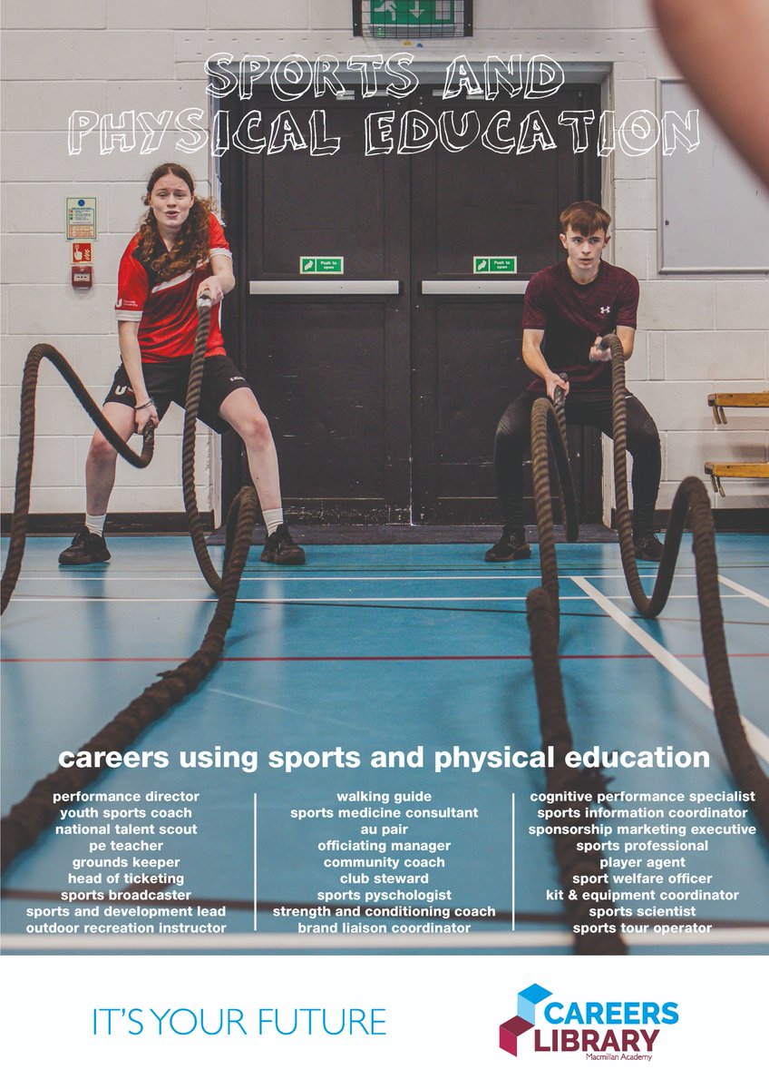 If I enjoy sports/PE what careers can I explore?