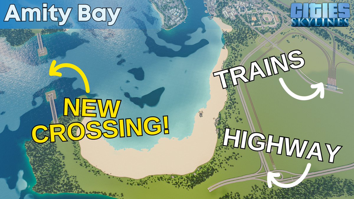 In this video, we get stuck into an infrastructure expansion to give us road and rail access to our outer islands! 🏝️

Check it out! 👉 youtu.be/72kLlyU4VK4

#CitiesSkylines #Infrastructure #Bridge #Road #Highway #Rail #ExcessiveHashtags