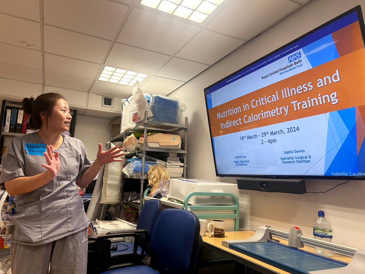 Kicking off our Nutrition in Critical Illness and Indirect Calorimetry training fortnight this afternoon! 🤩 @isabellediet @RUHCriticalCare